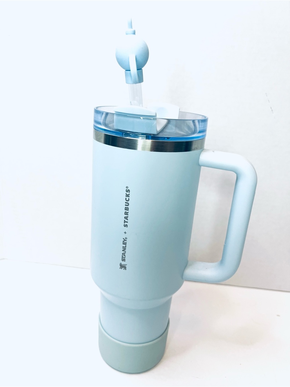 Limited Edition Starbucks x Stanley Spring Blue 40 oz Quench Tumbler
